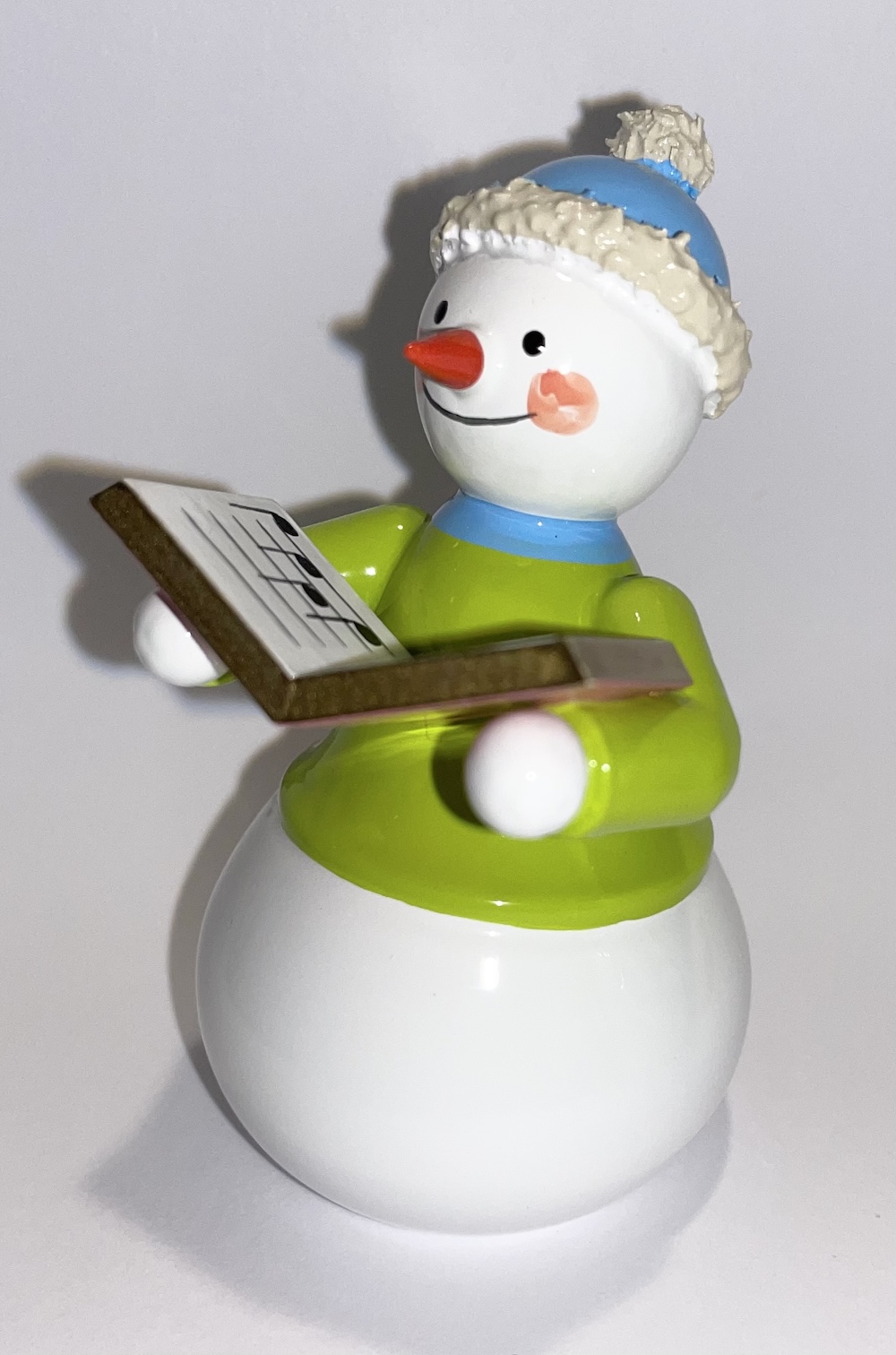 Schneemann mit Buch
